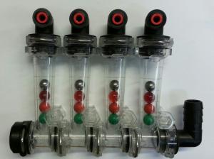 4 COLUMN FLOW INDICATOR W/ 1/4QC