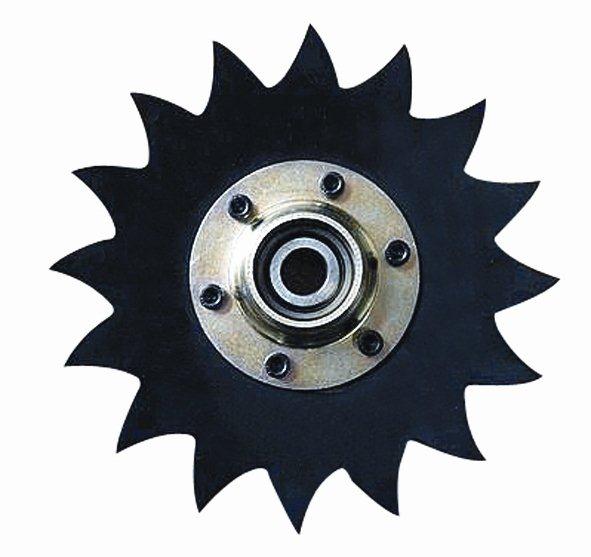 8" NOTCHED COVERING DISC