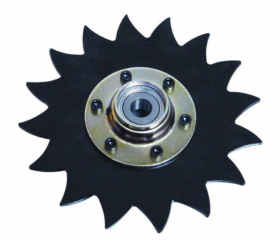 8" NOTCHED WHEEL COVERING DISC